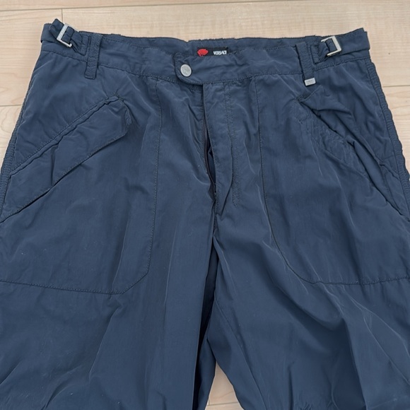 Versace Sport Cargo Pants – Navy with Adjustable Side Belt & Medusa Buttons! - Picture 2 of 16